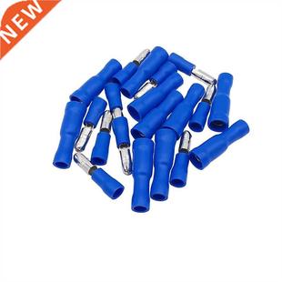 Female Bullet Insulated 20Pair Crimp Male Connector Ter Blue