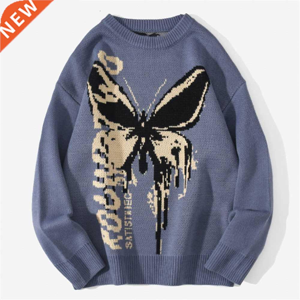 Hip Hop Knitwear Mens Women's Sweaters 2020 Harajuku Fashion