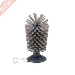 Brush Base Glass Bottle Creative Cleaning Suction