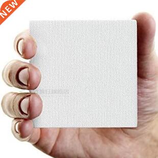 12Pcs White Blank Art Boards Mini Stretched Artist Canvas Ar
