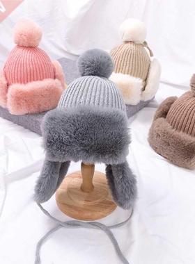 New Baby Boys Girls Hat Kids Children Ear Flap Muff Winter W