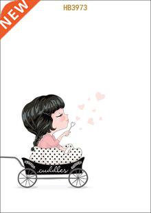 Bicycle Bear Cartoon Animal Scandinavian Living Room Decorat