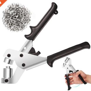 Grommet Tool Kit Eyelet Steel Puncher Stainless Manual Hole