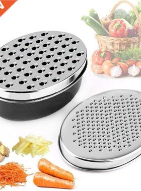 Cheese Grater Set Oval Vegetable Chopper Lemon Zester Slicer