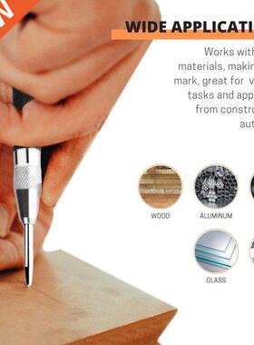 3PCS Center Pin Punch Set Non-Slip 3/32 High-carbon Steel C