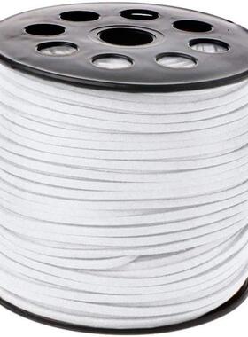 3mm 90M/Roll Faux Suede Cord  Leather Strng Rope Thread