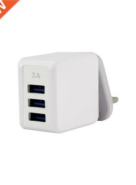 USB Fast Charger European regulations with 3 Port Power Supp