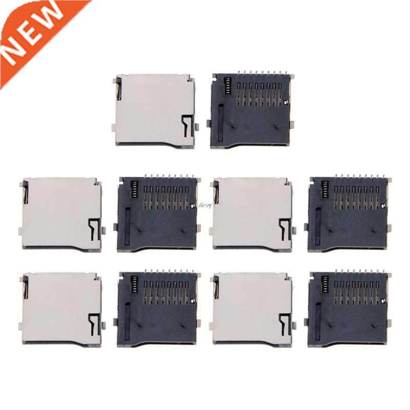 10PCS Push-Push Type TF Micro SD Card Socket Adapter Automat