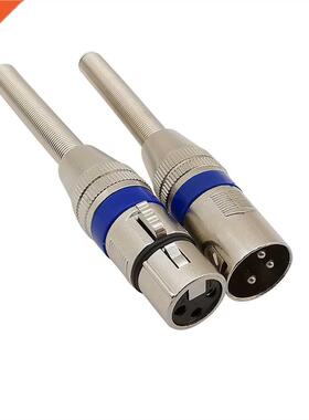 2Pcs XLR Male Female Audio Connector 3 Pin XLR Plug Jack Cab