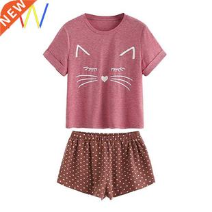 Pijamas for Women pajamas Sleepwear Set Shorts Pyjamas Woman