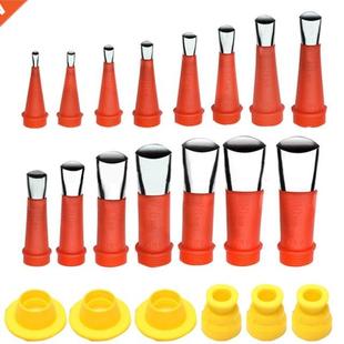Caulking Finishing Nozzles Steel Stainless 21Pcs