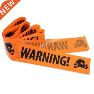 *Halloween Party Warning Tape Signs Decoration Window Prop D