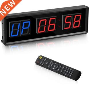 Interval Digital Countdown Gym Clock LED Wall Timer