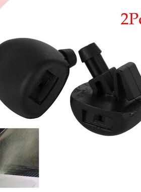 2Pcs Front Windshield Wiper Water Spray Jet Washer Nozzle Fo