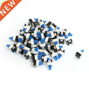 Torch 7x7mm Latching Switch Button Push Pin Contact Pcs