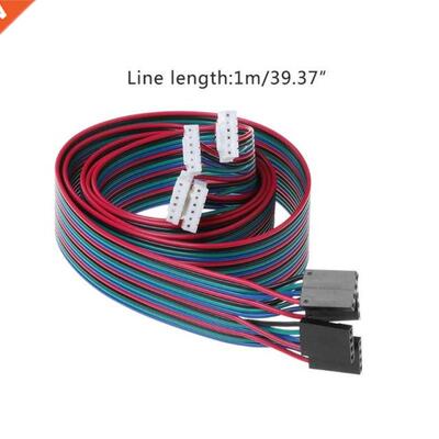 4pcs 100cm 4pin Stepper Motor Cables XH2.54 Terminal Wire Fo