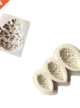 1 Piece Pine cones Shape Sugarcraft Silicone mold fondant mo