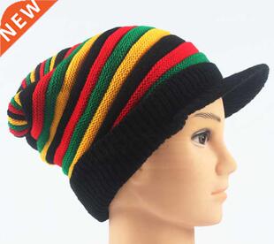 Winter Men Women Striped Rasta Red Yellow Green Bob Marley R