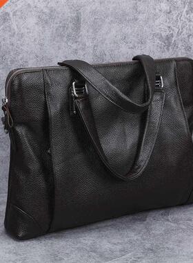 Natural cokin men's bag briefcase handbag horizontal
