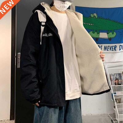 Padded Coat For Men Women Imitation Lamb Wool Oversized Jack