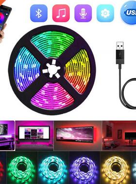 5V USB LED Strip Lights RGB Tape 5050 2835 0.5m- 5m Bluetoot