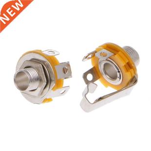 Female Stereo Socket 6.35mm Inch Connector Jack Pcs