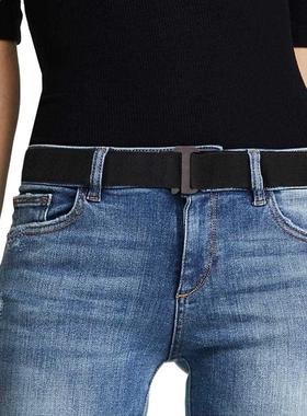 8 Styles No Show Women Sretch Belt Invisible Elstic Web Str