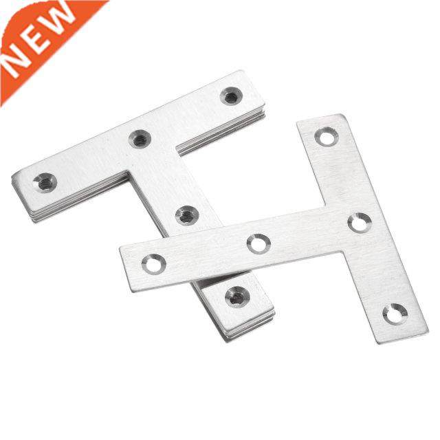 5PCS Stainless Steel Angle Plate Corner Brace Flat T Shape R