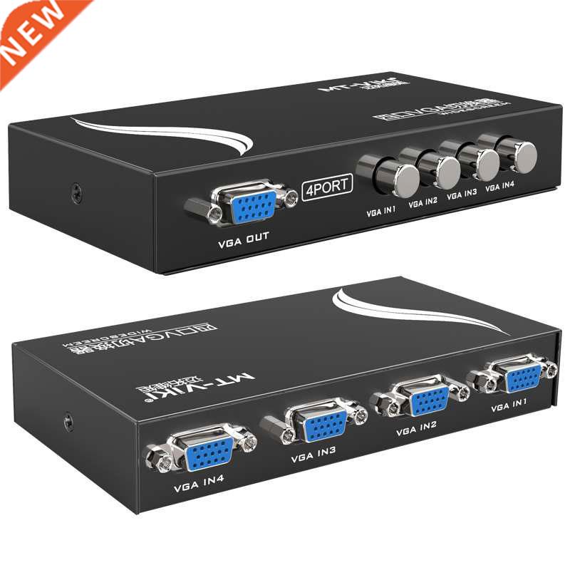 MT-15-4C 4 Port VGA Splitter Box 1 PC to 4 Monitor Out SVGA