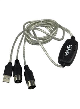 USB to MIDI Keyword PC Interface Adapter Cable Cord USB MIDI