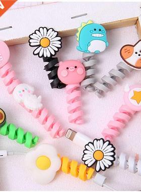 Cartoon Cute Lovely Usb Protector Cable Case Clip For Iphone