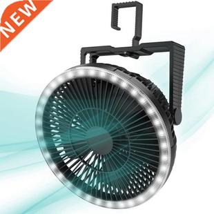 With LED Rechargeable Camping Por Inch Fan 10000Mah Lights