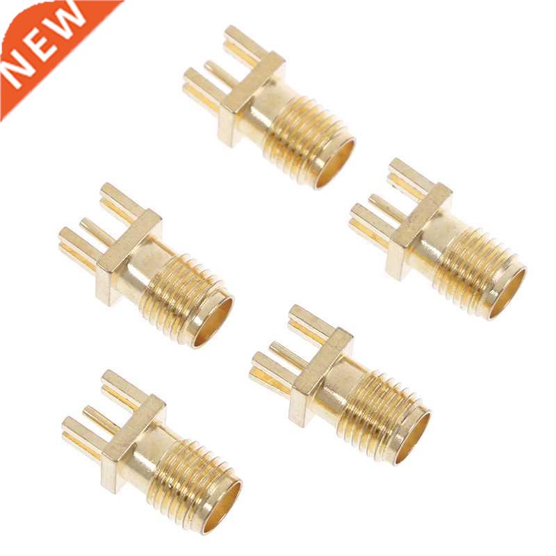 5Pcs/lot PCB Mount SMA Female Plug Bulkhead Straight RF Conn