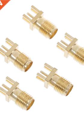 5Pcs/lot PCB Mount SMA Female Plug Bulkhead Straight RF Conn