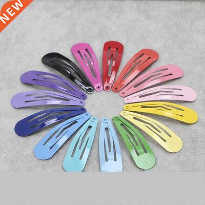 20pcs 5cm Mixed Color Snap Hairclips Setting Colorful BB Ha