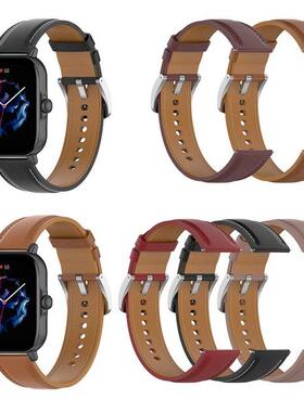 Smart Watch Full-gran Leather Strap for Huam Amazft GTS3