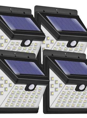 Solar Motion Sensor Lights Outdoor, 40 LED Solar Security Li
