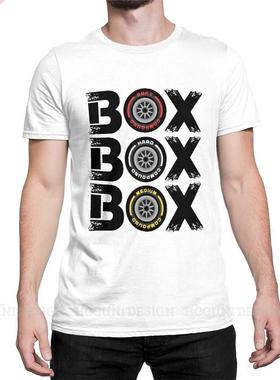 Men's Box Box Box F1 Tyre Compound V2 T Shirts Formu