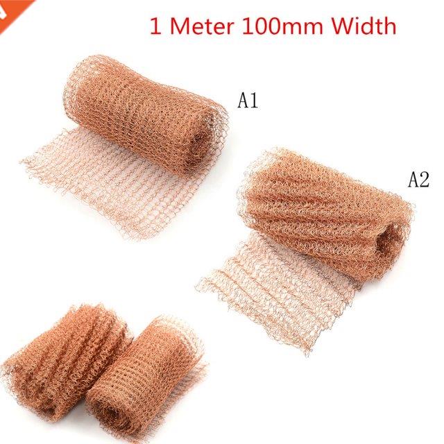 1 Meter 100mm Width Corrugated Copper Mesh For Distillation
