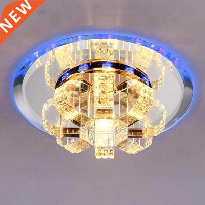 1Pc Crystal lights porch lamp LED corridor hole lamp ceiling