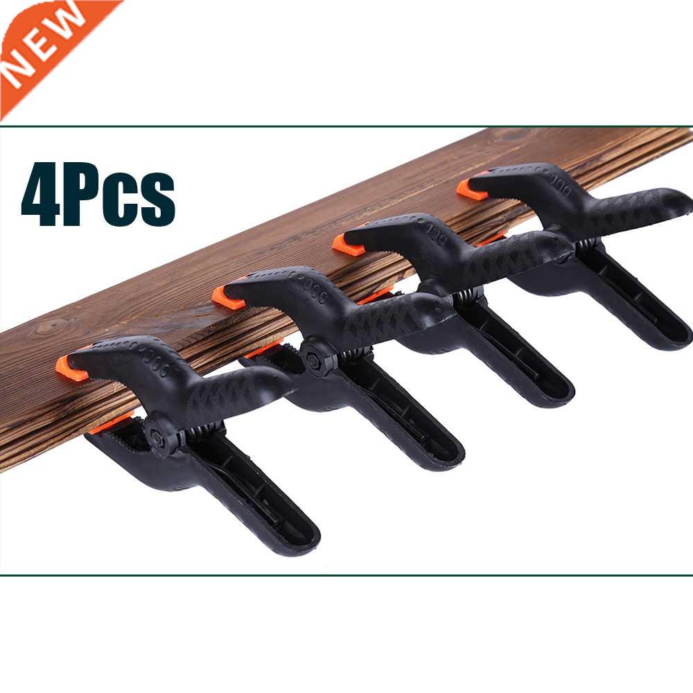 4pcs 6inch Plastic Nylon Woodworking Clamps Jig Spring Clamp