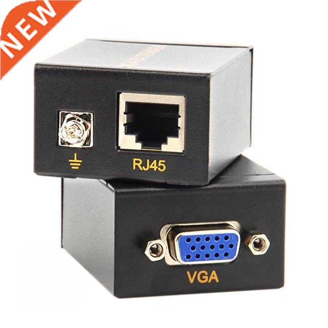 1 Pair 60m VGA Signal Network Extender to Lan CAT6/5E RJ45 E