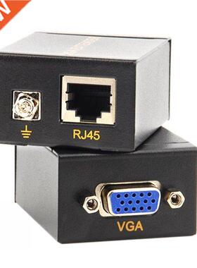 1 Pair 60m VGA Signal Network Extender to Lan CAT6/5E RJ45 E