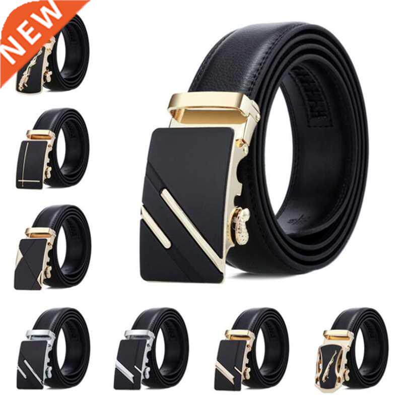 New Famous Brand Belt New Male Designer Automatic Buckle Lea