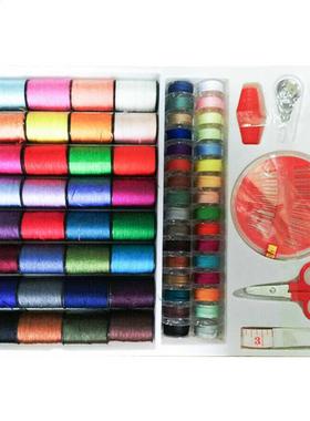 64 Rolls Sewing Machine Line Thread Spool Set Bobbin Cotton