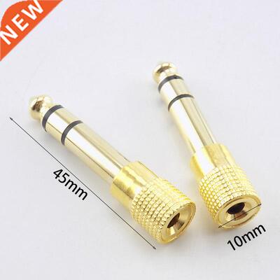 1pcs .5mm Male to 6.5mm Female Jack Connector Stereo Headph