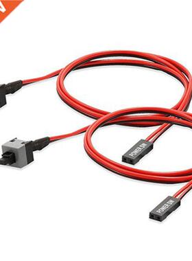 5PCS 50cm 2 Pin SW PC Power Cale on/Off Push utton Compute