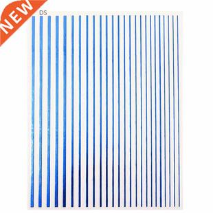 Art Mul Wave Adhesive Self ers Nail Lines Stripe Gradient