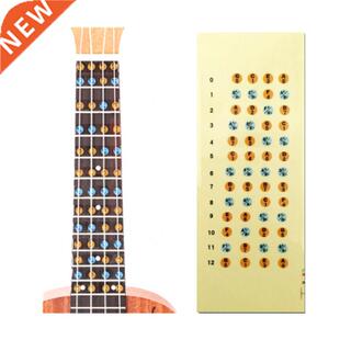 Ukulele Fretboard Note Map Sticker Fingerboard Frets Decals