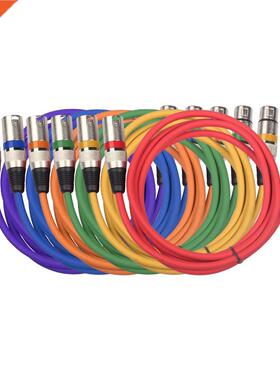 3Pin XLR Cable Male to Female M/F OFC Audio Cable Foil+Brai